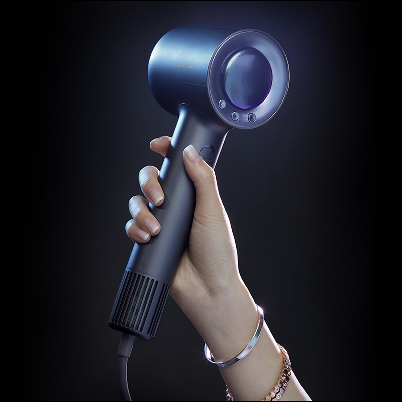 小米生態鏈 直白高速吹風機 推出,採用氣壓倍增技術、外型極似 Dyson Supersonic 吹風機 - 電腦王阿達 小米生態鏈