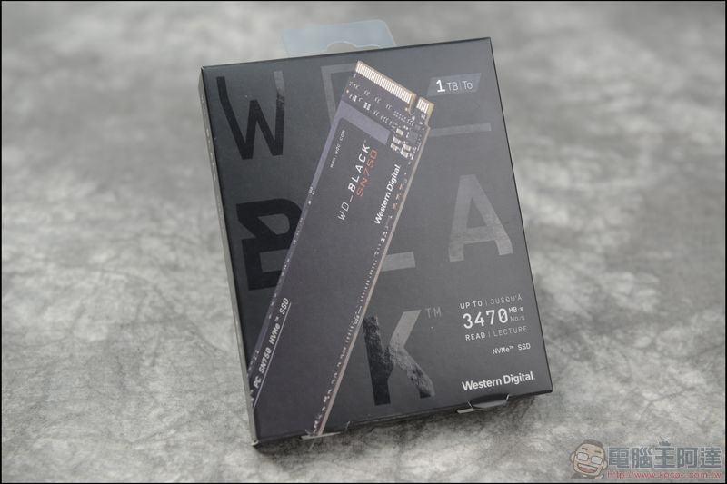 WD BLACK SN750 NVMe SSD 開箱