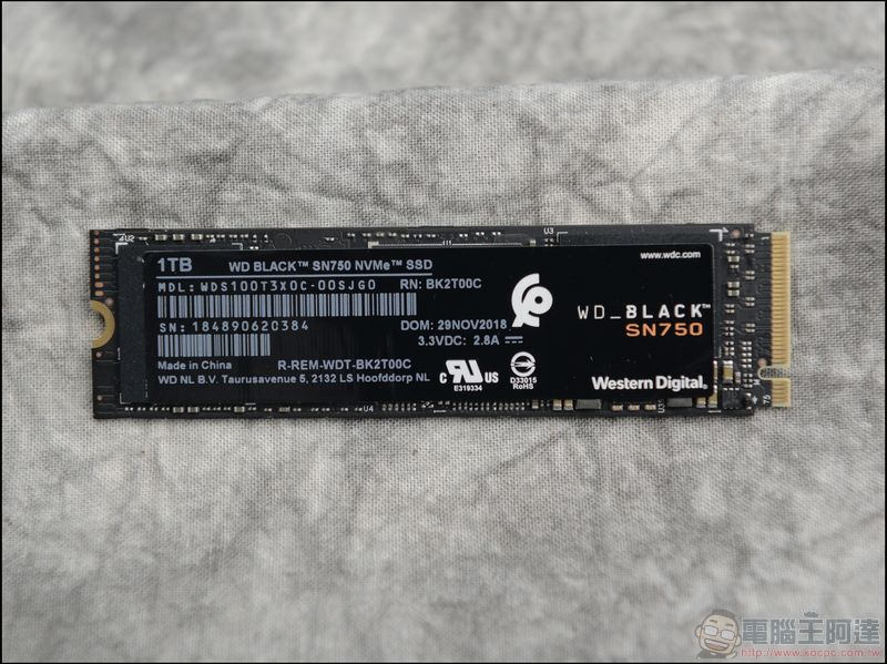 Western Digital最速儲存平台 WD BLACK SN750 NVMe SSD 開箱 - 電腦王阿達 WD BLACK SN750 NVMe SSD 開箱