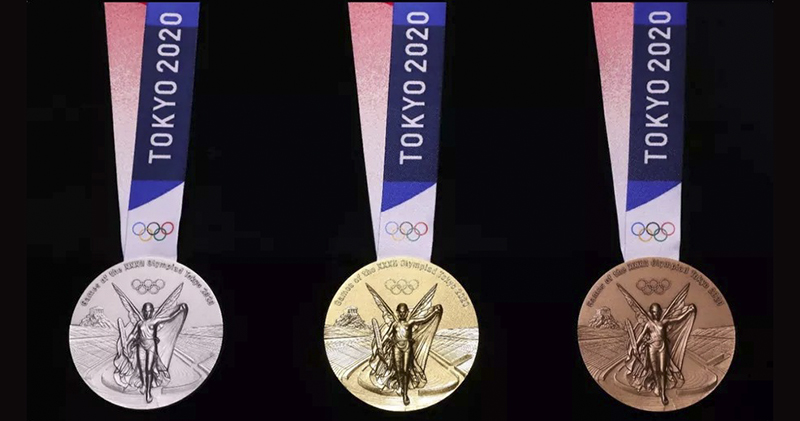 奧運用回收手機所製成的獎牌