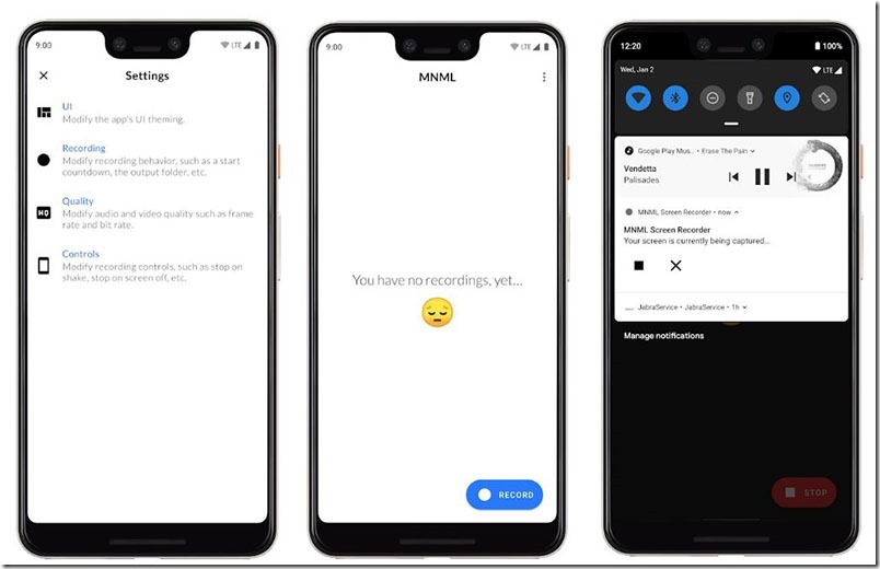 MNML Screen Recorder 極簡設計,操作簡單且完全免費的 Android 螢幕錄影 App - 電腦王阿達 MNML Screen Recorder ,0