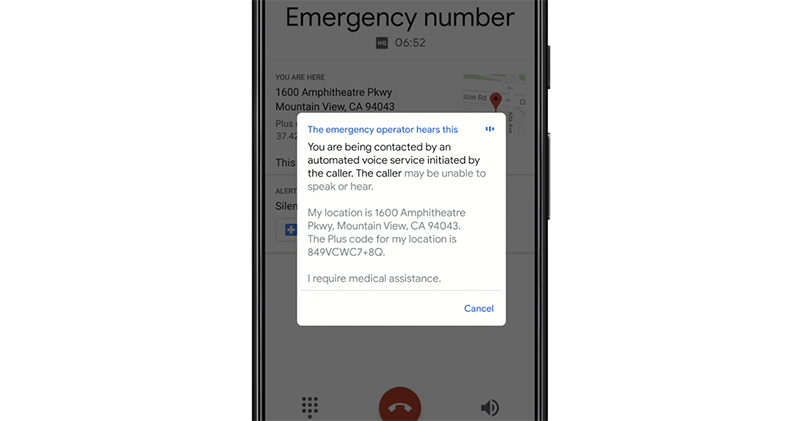 Google 電話應用將可讓手機幫你「出聲」報警