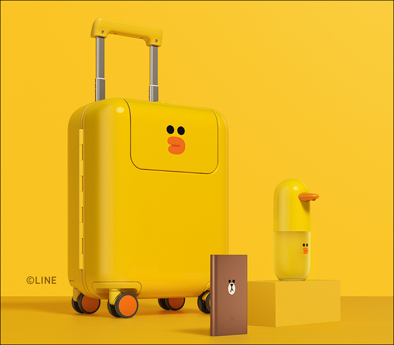 LINE FRIENDS x 小米 再次攜手合作推出限定版 米家自動洗手機套裝、行動電源、行李箱 - 電腦王阿達 LINE FRIENDS x 小米