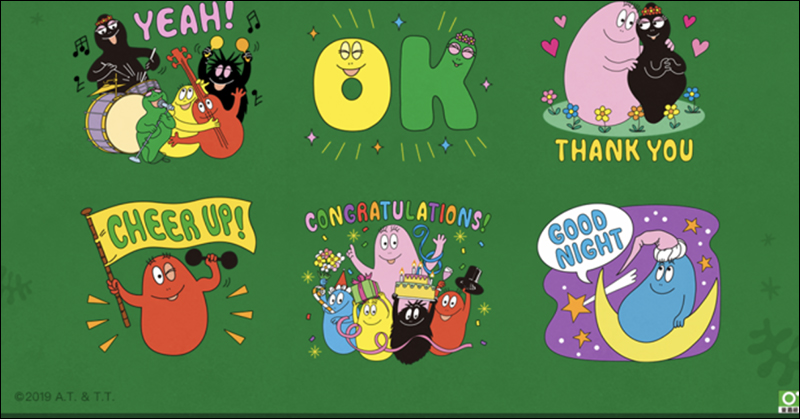 BARBAPAPA泡泡先生 LINE 免費貼圖 ,完成指定任務即可獲得! (同場加映:更多免費貼圖) - 電腦王阿達 BARBAPAPA泡泡先生