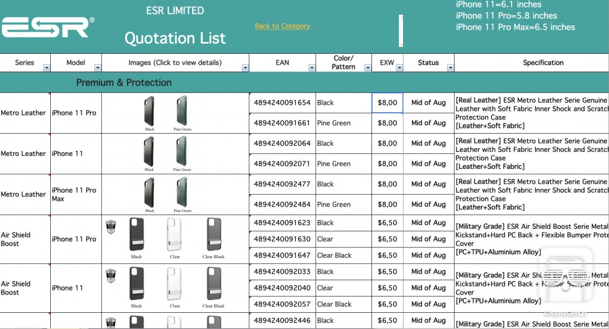 手機殼廠商 ESR 洩天機 今年 iPhone 名稱是 11 / 11 Pro / 11 Pro Max - 電腦王阿達 手機殼廠商 ESR 洩天機 今年 iPhone 名稱是 11 / 11 Pro / 11 Pro Max - 電腦王阿達