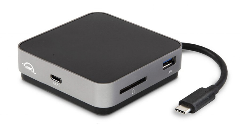 OWC 推對應 100W 的 USB-C Travel Dock 轉接器
