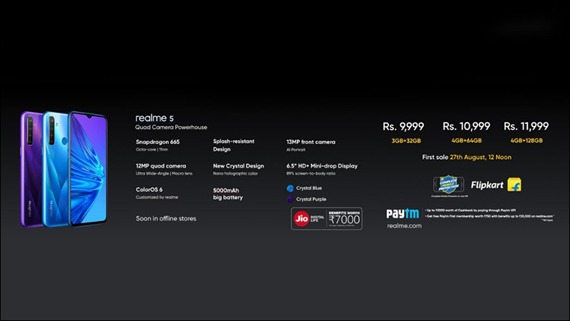 realme 5 系列 印度發表，全系列配備四鏡頭主相機手機，價格依舊「敢越級」 - 電腦王阿達
