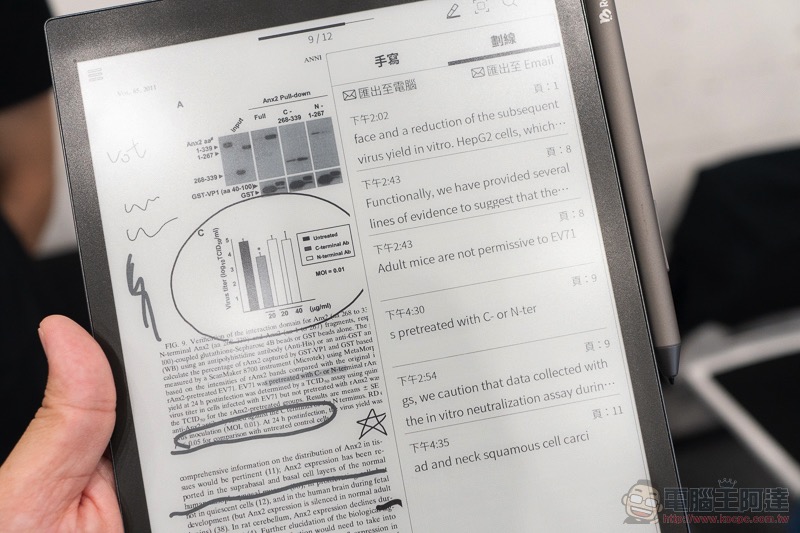 好讀又能寫的 E ink 電子書 mooInk Pro 在台發表動手玩 - 電腦王阿達