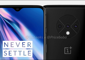 OnePlus 7T 渲染圖曝光！維持水滴全螢幕設計，但主相機設計也改為圓形排列