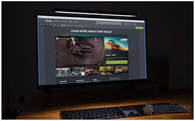 Desktop PC in dark room.jpg DiRT Rally ,Desktop PC in dark room