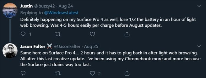 部分 Surface 用戶發現更新後耗電異常 , 關機再開吃掉 25% 電力 - 電腦王阿達 部分 Surface 用戶發現更新後耗電異常 , 關機再開吃掉 25% 電力 - 電腦王阿達