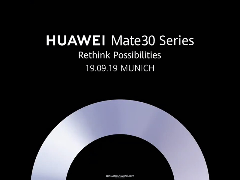 華為新旗艦 Huawei Mate 30 系列 確定將於 9/19 德國慕尼黑發表 - 電腦王阿達 華為新旗艦 Huawei Mate 30 系列 確定將於 9/19 德國慕尼黑發表 - 電腦王阿達
