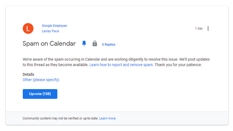 惱人的 Gmail 行事曆 垃圾猖獗，Google 正在努力修復中（內含預防設定教學） - 電腦王阿達