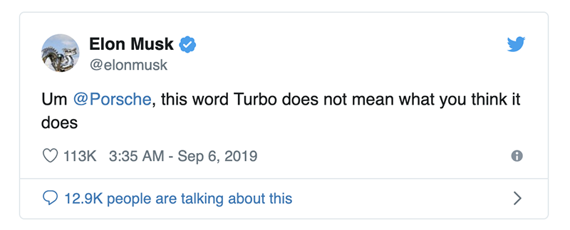 看完 Taycan Turbo S 電動車發表， Elon Musk 神回酸爆保時捷 - 電腦王阿達