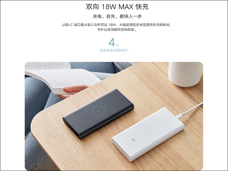 小米無線充電行動電源青春版 10000mAh 推出,支援 10W 無線充電、 18W 有線充電只要約 575 元 - 電腦王阿達 小米無線充電行動電源青春版 10000mAh 推出,支援 10W 無線充電、 18W 有線充電只要約 575 元 - 電腦王阿達