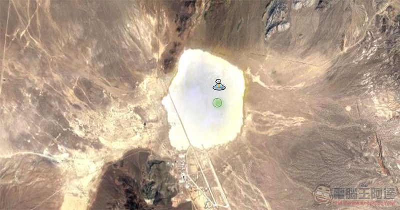 Google Maps 美國神秘「 51 區 」 新彩蛋 Google Maps 美國神秘「 51 區 」 新彩蛋