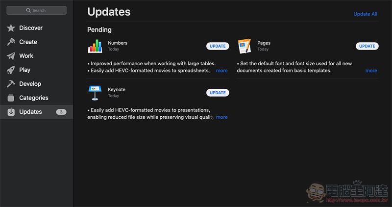 iOS / iPadOS 版 iWork 更新 :帥氣深色模式上身,也支援雙文件分割顯示了! - 電腦王阿達 iOS / iPadOS 版 iWork 更新 :帥氣深色模式上身,也支援雙文件分割顯示了! - 電腦王阿達