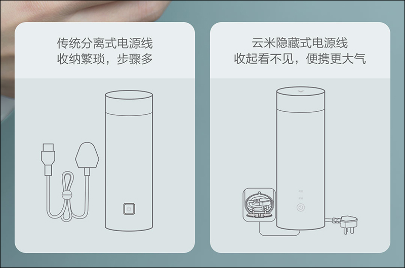 小米有品推出雲米旅行電熱杯 ：不僅是隨行保溫杯、同時也是熱水壺，眾籌價約 430元 - 電腦王阿達