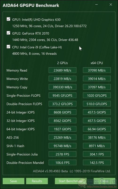 2019-10-05 12_45_10-GPGPU Bench Suite - AIDA64 2019-10-05 12_45_10-GPGPU Bench Suite - AIDA64