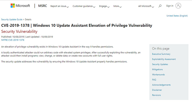 Windows 10 更新小幫手暗藏漏洞,Microsoft 建議用戶盡快安裝更新 - 電腦王阿達 Windows 10 更新小幫手暗藏漏洞,Microsoft 建議用戶盡快安裝更新 - 電腦王阿達