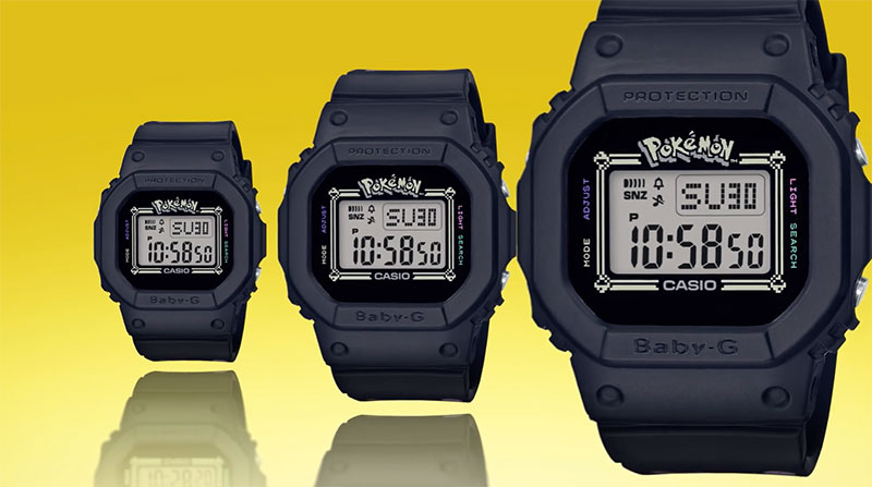 卡西歐聯手《 精靈寶可夢 》推出 25 週年紀念復古皮卡丘 Baby-G 手錶 - 電腦王阿達