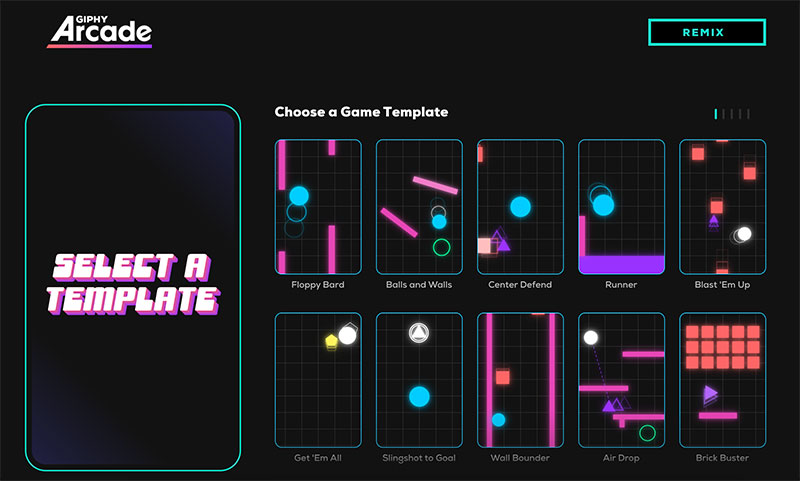 新服務 Giphy Arcade 推出，讓你在網路上玩、創建與分享迷你小遊戲 - 電腦王阿達