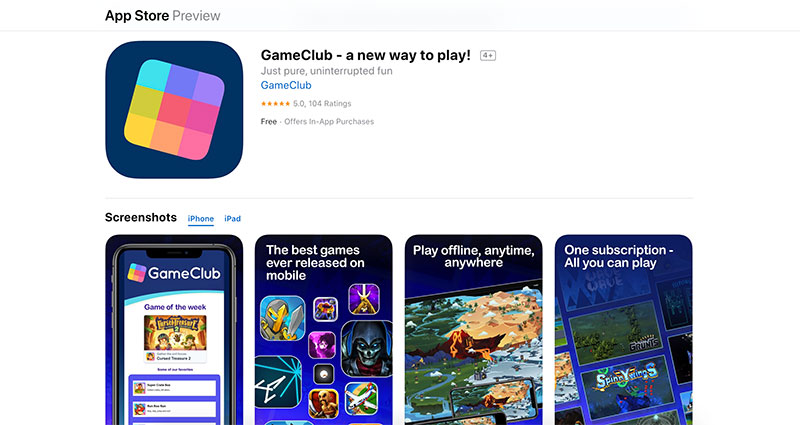新遊戲訂閱服務「GameClub」上架 APP Store，每款遊戲都能離線遊玩 - 電腦王阿達