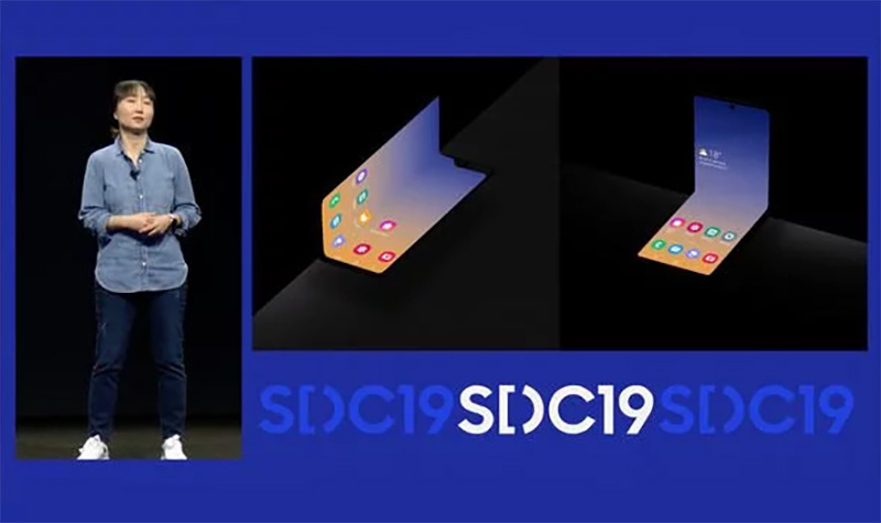 Samsung 在 SDC 2019 展示直向摺疊手機概念 - 電腦王阿達