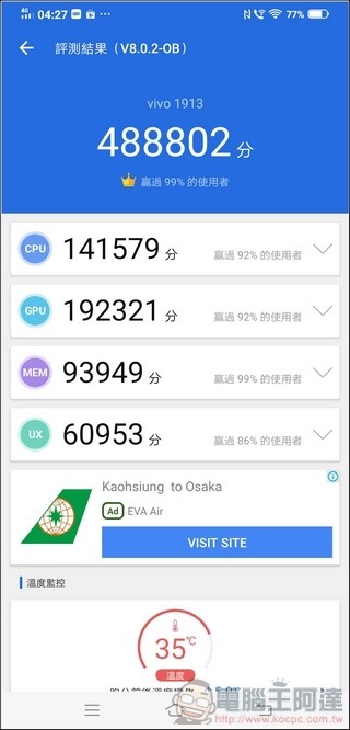 vivo NEX3 效能測試 - 05 vivo NEX3 效能測試 - 05