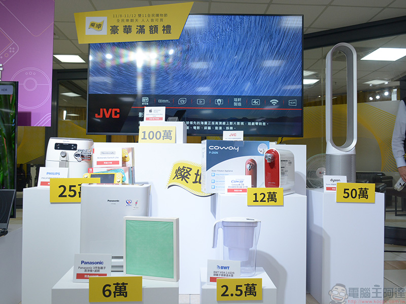 燦坤雙 11 全民購物節 11/8 多重優惠活動齊開跑,獨家引進三大品牌連袂下殺 - 電腦王阿達 燦坤雙 11 全民購物節 11/8 多重優惠活動齊開跑,獨家引進三大品牌連袂下殺 - 電腦王阿達