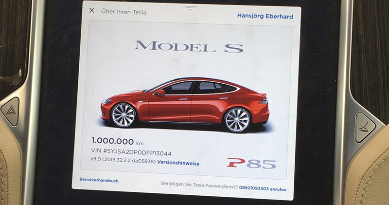 首位突破 100 萬公里的 Tesla Model S 車主誕生，僅花 5 年時間達成（已破130萬 - 電腦王阿達