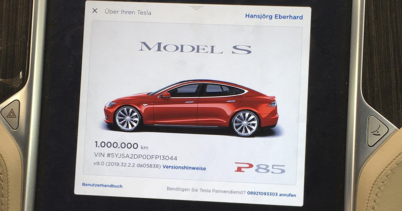 首位突破 100 萬公里的 Tesla Model S 車主誕生,僅花 5 年時間達成(已破250萬 - 電腦王阿達 首位突破 100 萬公里的 Tesla Model S 車主誕生,僅花 5 年時間達成(已破250萬 - 電腦王阿達