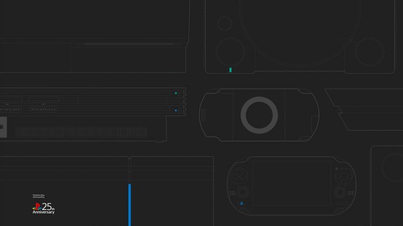 PlayStation 25 歲紀念桌布開放免費下載 ,經典主機藏身線條之中 - 電腦王阿達 PlayStation 25 歲紀念桌布開放免費下載 ,經典主機藏身線條之中 - 電腦王阿達