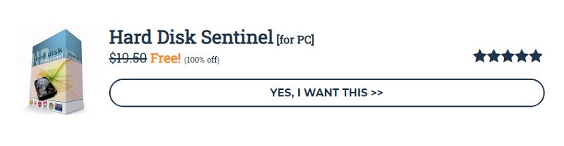 硬碟健檢監控軟體 「 Hard Disk Sentinel 」5.40版 限時免費提供下載
