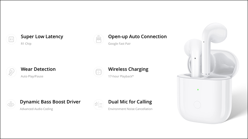 realme Buds Air 真無線耳機海外發表,支援無線充電、17 小時續航,售價僅約 1,700 元 - 電腦王阿達 realme Buds Air 真無線耳機海外發表,支援無線充電、17 小時續航,售價僅約 1,700 元 - 電腦王阿達