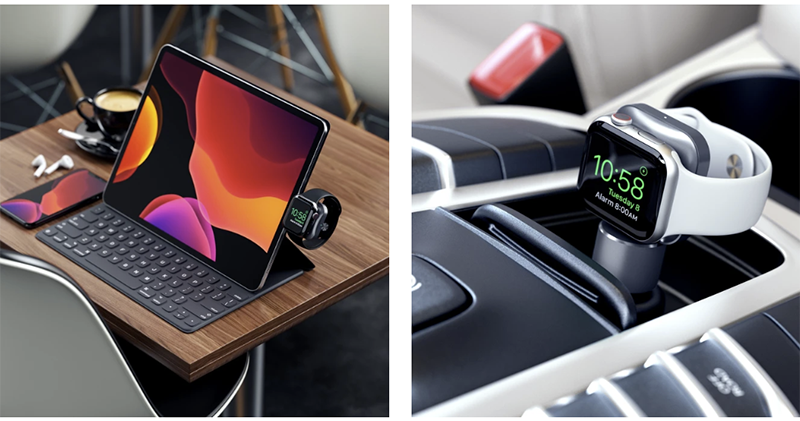 Apple Watch 直接固定在 iPad Apple Watch 直接固定在 iPad