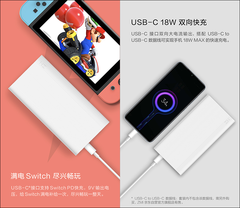 ZMI 紫米 10000mAh 快充行動電源 推出,支援 18W PD 快充與多種快充協議、三口輸出 - 電腦王阿達 ZMI 紫米 10000mAh 快充行動電源 推出,支援 18W PD 快充與多種快充協議、三口輸出 - 電腦王阿達