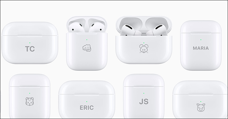 Apple 為 AirPods 和 AirPods Pro 提供「 Emoji 表情符號」免費雷射鐫刻服務,支援數十種超可愛表情符號 - 電腦王阿達 Apple 為 AirPods 和 AirPods Pro