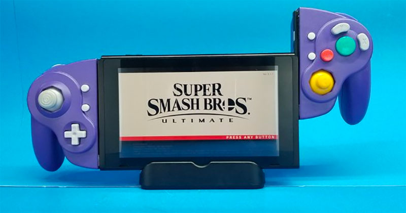 國外 DIY 玩家打造 NGC 版 Switch Joy-Con,酷炫感大過實用性 - 電腦王阿達 國外 DIY 玩家打造 NGC 版 Switch Joy-Con,酷炫感大過實用性 - 電腦王阿達