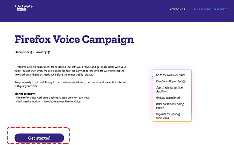 Mozilla 新實驗項目 Firefox Voice 開放公測,為瀏覽器導入新語音控制元件 - 電腦王阿達 Mozilla 新實驗項目 Firefox Voice 開放公測,為瀏覽器導入新語音控制元件 - 電腦王阿達