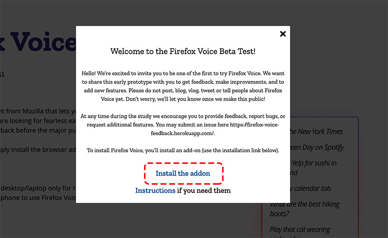 Mozilla 新實驗項目 Firefox Voice 開放公測，為瀏覽器導入新語音控制元件 - 電腦王阿達