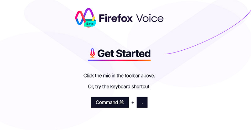 Mozilla 新實驗項目 Firefox Voice 開放公測,為瀏覽器導入新語音控制元件 - 電腦王阿達 Mozilla 新實驗項目 Firefox Voice 開放公測,為瀏覽器導入新語音控制元件 - 電腦王阿達