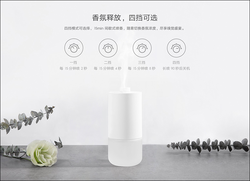 小米米家自動香氛機套裝 推出：充電一次可使用 4 個月，售價約新台幣 345 元 - 電腦王阿達