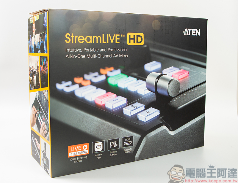 ATEN UC9020 多功能直播機,雙平台直播、多鏡位切換輕鬆呈現專業直播效果 - 電腦王阿達 ATEN UC9020多功能直播機 開箱