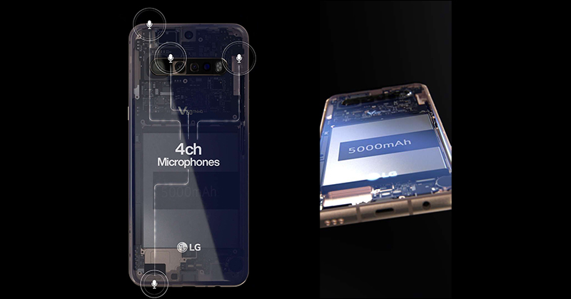 LG V60 ThinQ 爆料大神透漏將搭載 4 組麥克風、4 鏡頭主相機、5000mAh電池和高通 S865 處理器 - 電腦王阿達 LG V60 ThinQ 爆料大神透漏將搭載 4 組麥克風、4 鏡頭主相機、5000mAh電池和高通 S865 處理器 - 電腦王阿達