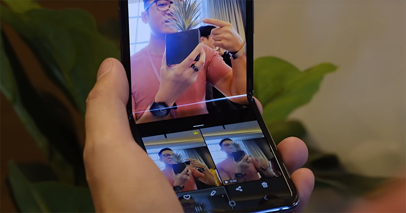 Galaxy Z Flip 半折時的 「Flex Mode」未來其他折疊手機也用得到 - 電腦王阿達