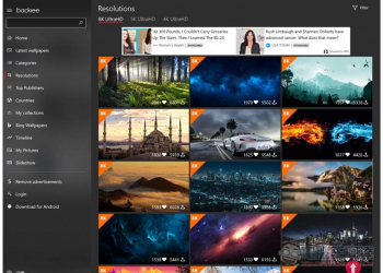 backiee 提供數千張 8K、5K、4K 與高畫質 Windows 免費桌布圖片的免費工具，支援一鍵設置功能 - 電腦王阿達
