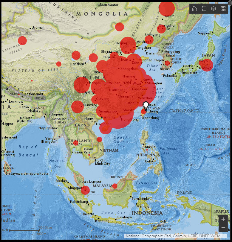 「武漢肺炎疫情地圖 臺灣版」 視覺化疫情狀況 - 電腦王阿達 「武漢肺炎疫情地圖 臺灣版」 視覺化疫情狀況 - 電腦王阿達