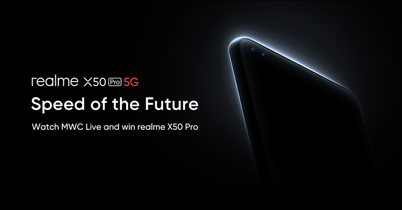 realme X50 Pro 將搭載高通 S865 處理器、 90Hz 更新率螢幕與 65W SuperDart 超級閃充,於 2/24 線上發表 - 電腦王阿達 realme X50 Pro 將搭載高通 S865 處理器、 90Hz 更新率螢幕與 65W SuperDart 超級閃充,於 2/24 線上發表 - 電腦王阿達