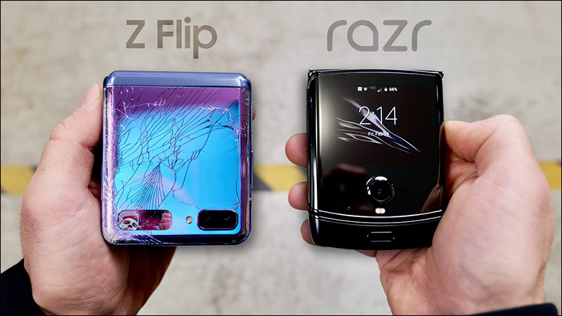 YouTuber 實測 Samsung Galaxy Z Flip 和 Moto RAZR 耐摔測試 - 電腦王阿達 YouTuber 實測 Samsung Galaxy Z Flip 和 Moto RAZR 耐摔測試 - 電腦王阿達